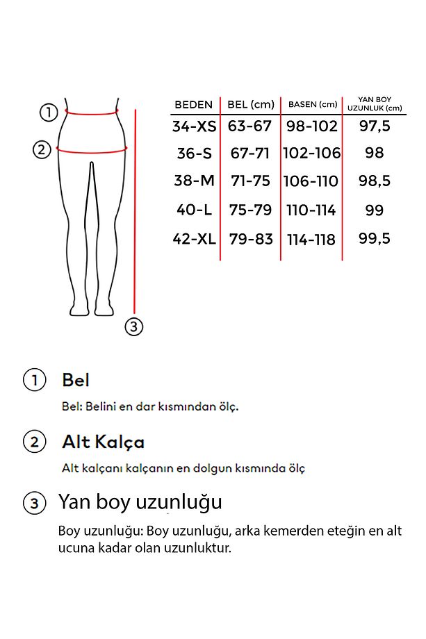 Kadın Mavi Renk A Form Maxi Boy 102 cm Denim Etek - 4