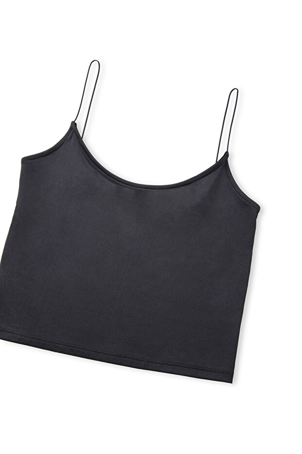 Askılı crop tişört - 4