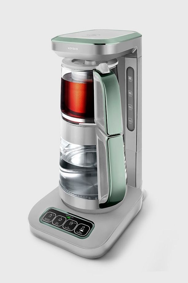 Çaysever Robotea Pro 4 in 1 Konuşan Cam Çay Makinesi Soft Green - 4