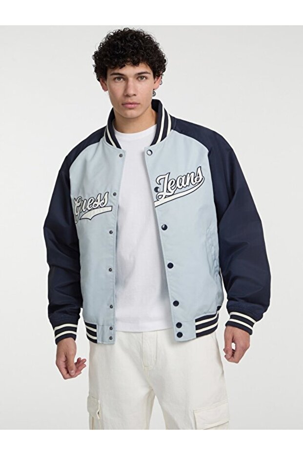 Jeans Raglan Erkek Bomber Ceket - 5