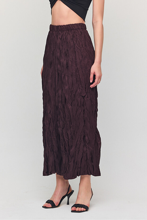 Fusta lungă șifonată - 2