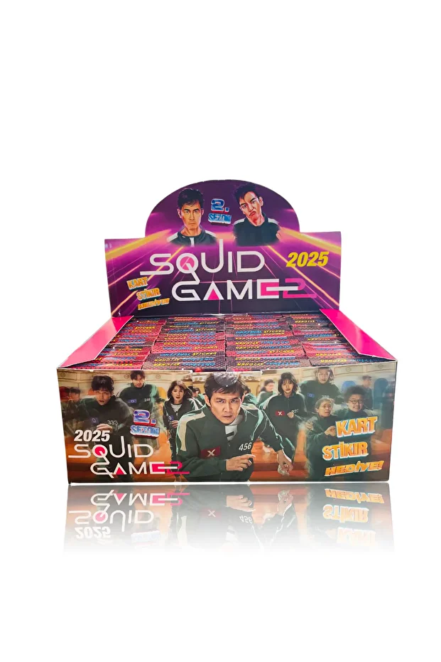 Squid Game 2 Character Cards with Sticker 48 Boxes 288 Cards - 3