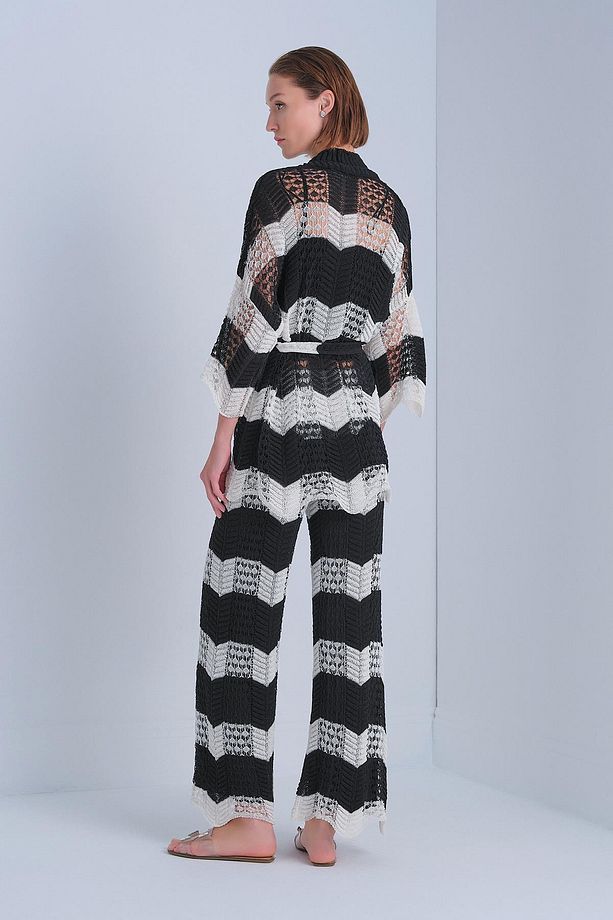 Ajurlu Astarlı Multi Pantolon - 5