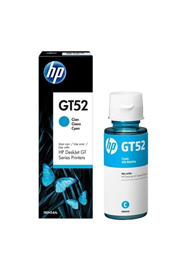 حبر HP GT52 الأزرق السماوي M0H54AE