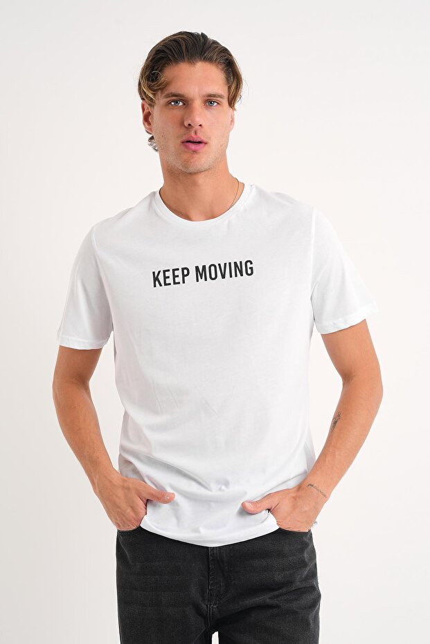 Printed Basic T-shirt - 2