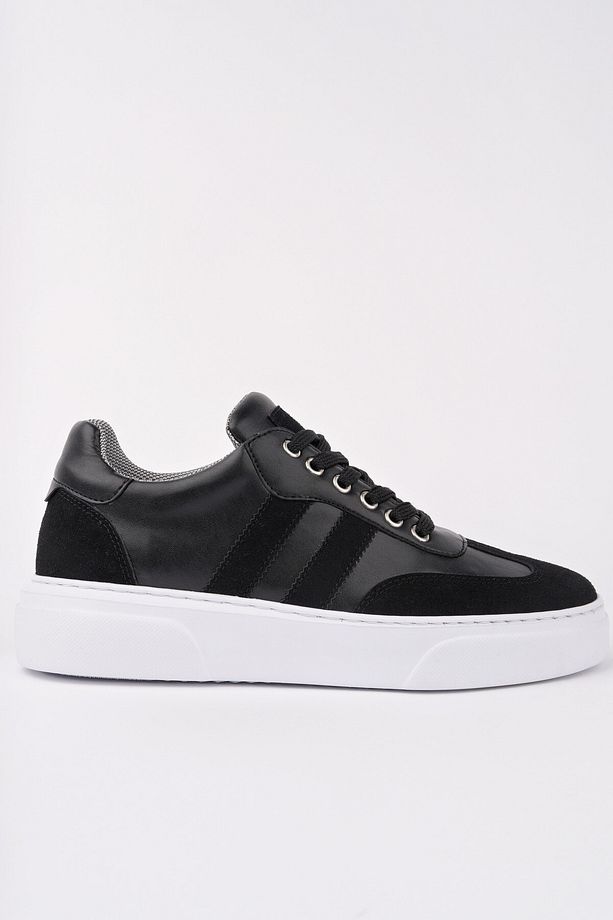 Logan Kalın Taban Bağcıklı Erkek Günlük Sneaker Spor Ayakkabı - 1