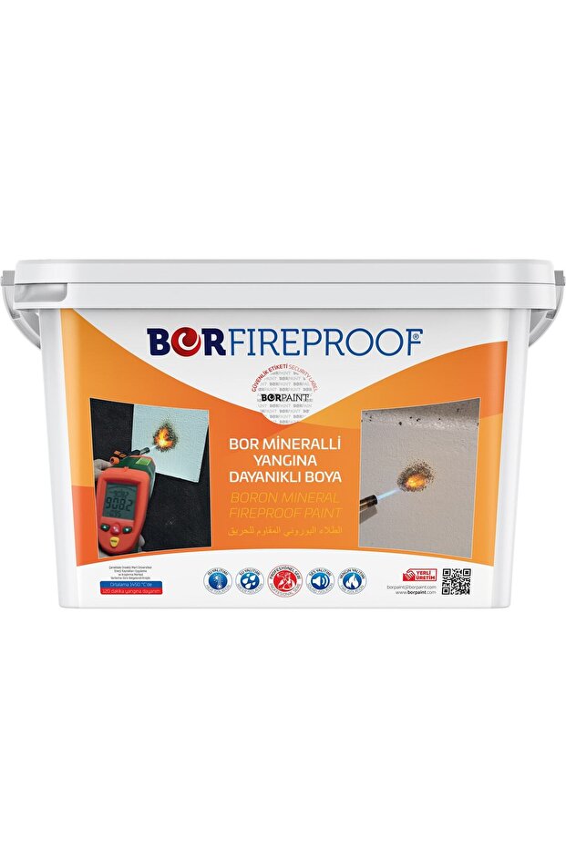 Borfıreproof Yangına Dayanıklı Boya 10 Kg