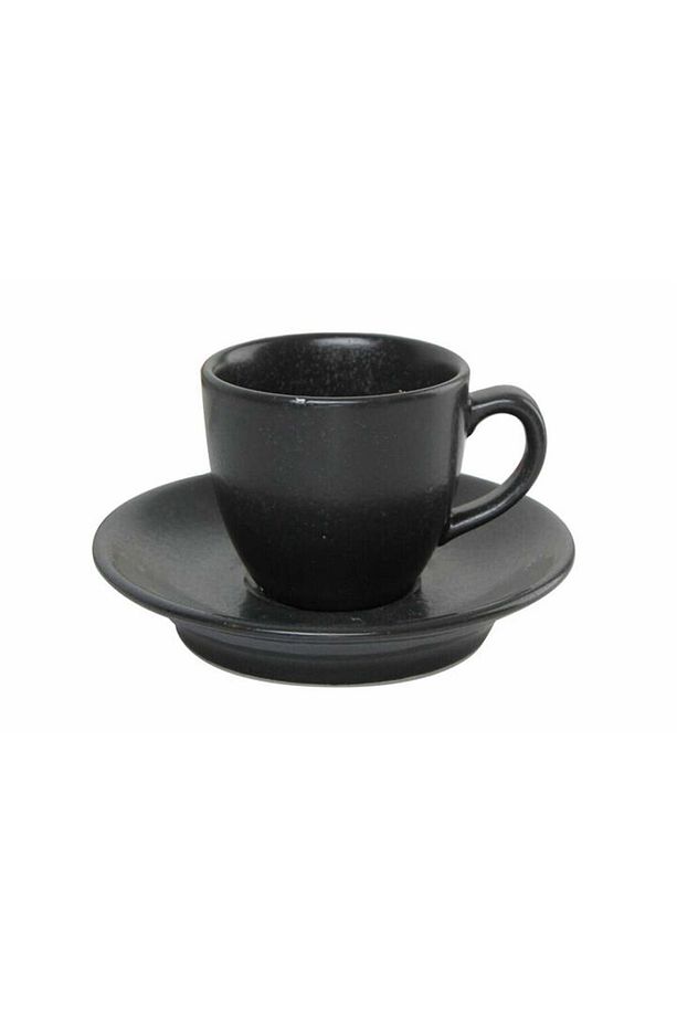 Seasons Siyah Tabaklı Kahve Fincanı 80 Cc - 1