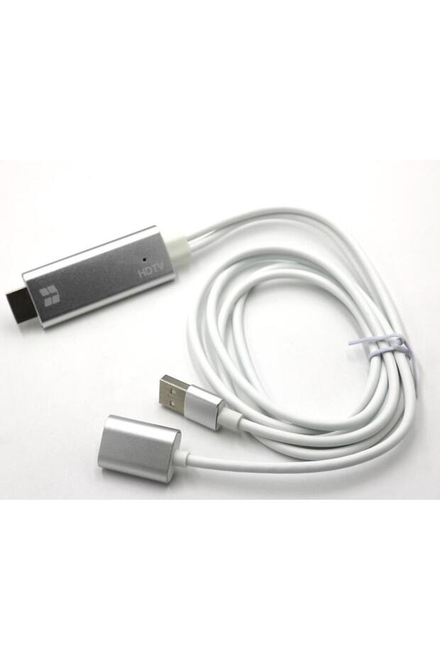 Iphone Android 1080p Görüntü Aktarım Hdtv Hdmi Kablosu - 7