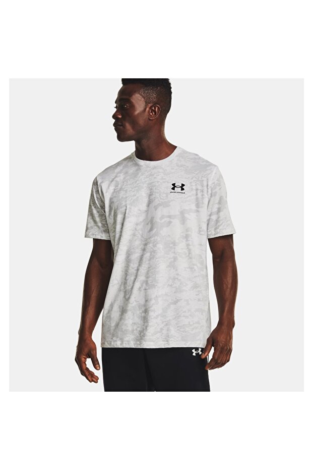 Abc Camo Men's White Round Neck T-Shirt