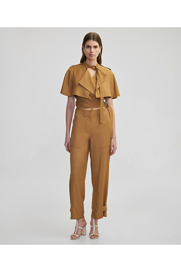 Çift parça görünüm ceket - 5