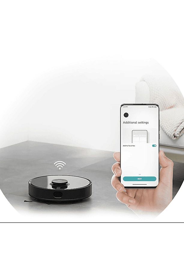 Robot Süpürge Süper Mod 8000Pa Yüksek Güç Wi-Fi Akıllı Kontrol Halı Tanıma Paspas Lambader Hediye - 4