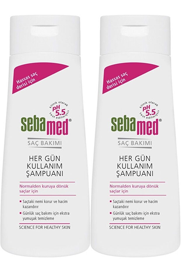 Şampuan 400ML Hergün Kullanım (Tüm Saç Tipleri için) (2 Li Set) - 1