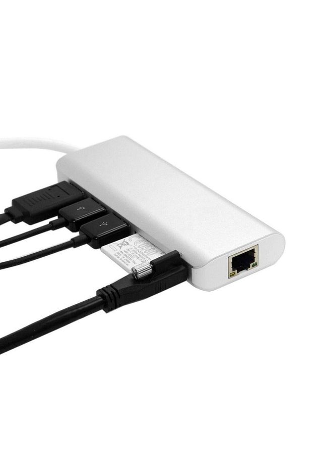 6 In 1 Type-c To Hdmi 2 Usb 3.0 Gigabit Sd Kart Type C Çevirici - 3