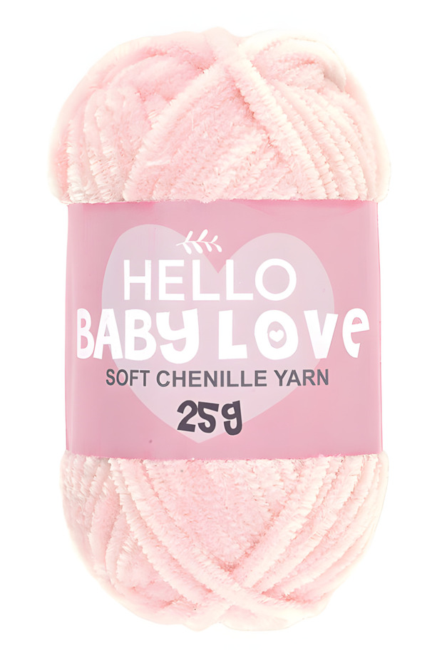 Baby Love Chenille Velvet Punch Yarn 25 g