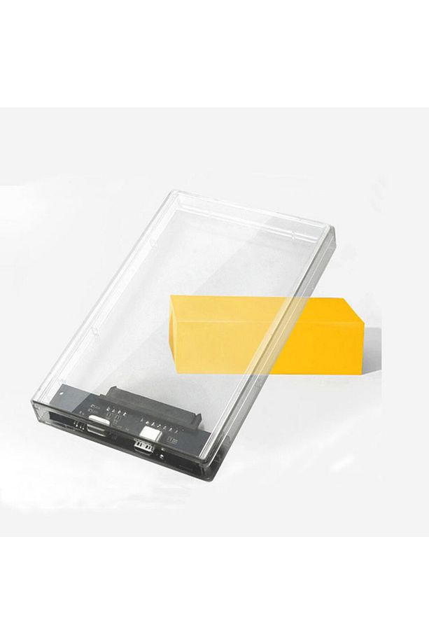 2.5 Inç Usb 2.0 Sata Ssd Harddisk Hdd Harici Kutu Şeffaf Dd-115t - 1