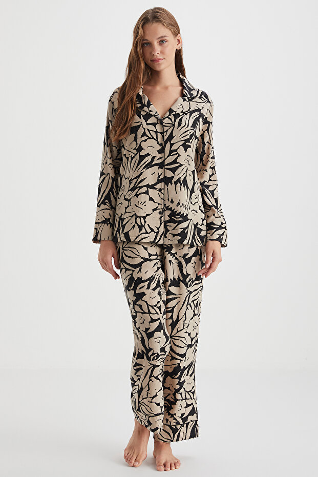 مجموعة قميص منقوشة - 1