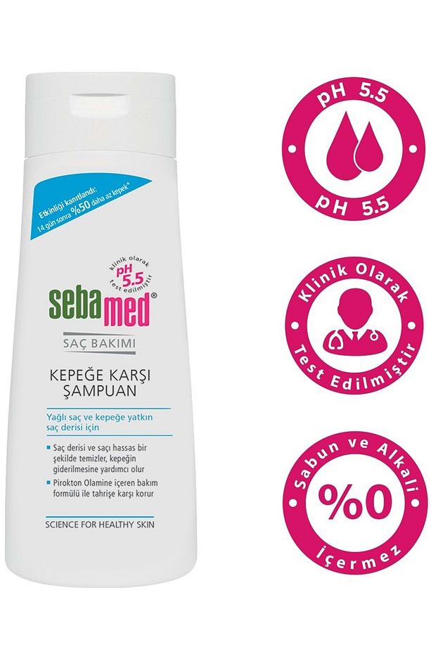 Şampuan 200ml Kepeğe Karşı (YAĞLI VE KEPEĞE YATKIN SAÇ DERİSİ IÇİN) (3 LÜ SET) - 4