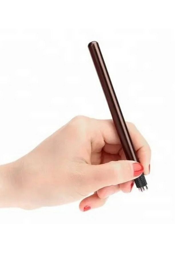 Microblading Kalemi Manuel Kalıcı Kaş Kalemi 5 Adet 12 Pin Iğne - 3
