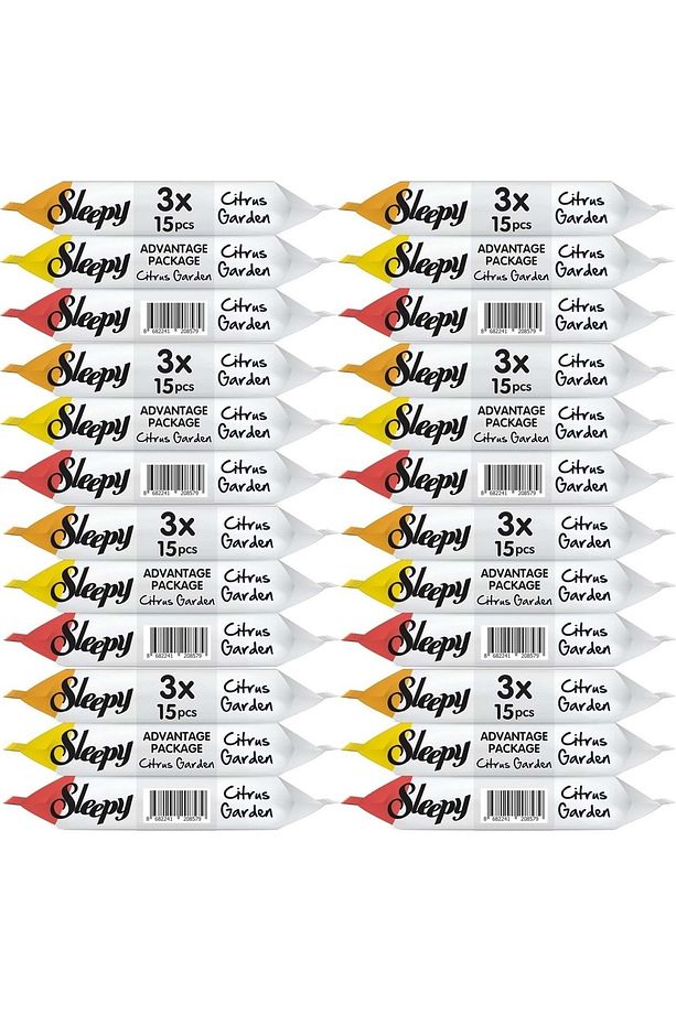 Islak Havlu Cep Mendil 15 Yaprak (24 LÜ SET) Narenciye Bahçesi/citrus (8PK*3) 360 Yaprak - 1