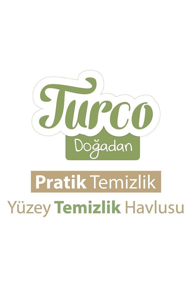 Turco Doğadan Pratik Yüzey Temizlik Havlusu 100 Yaprak Yeşil Sabun/Yeşil Çam (9 Lu Set) 900 Yaprak - 6