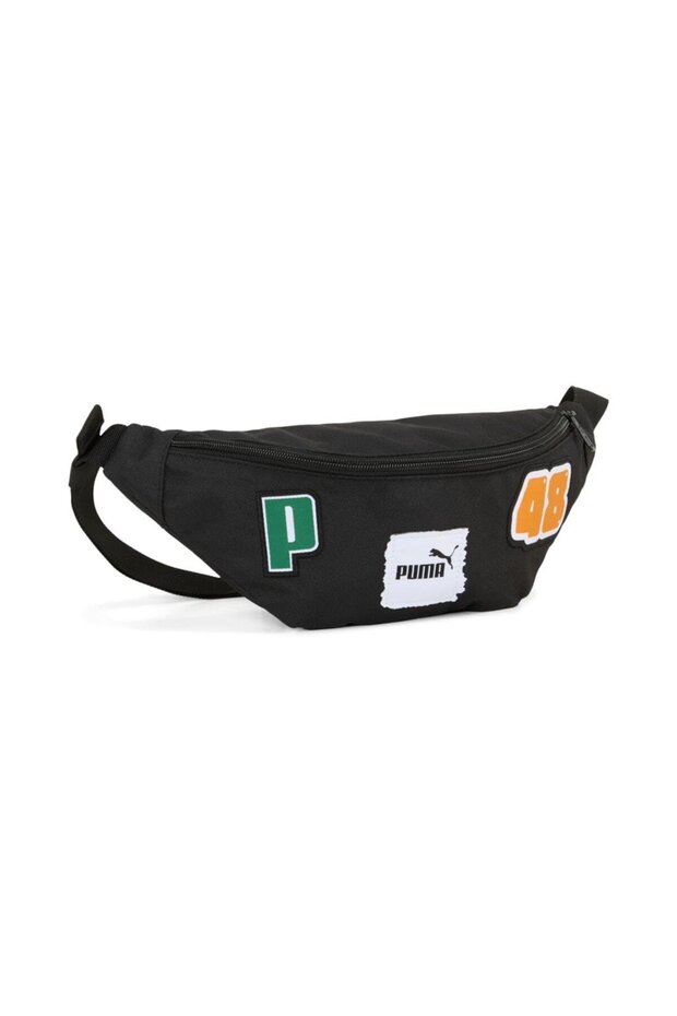 091162-01 Phase Patch Waist Bag Unisex Bel Çantası SİYAH - 1
