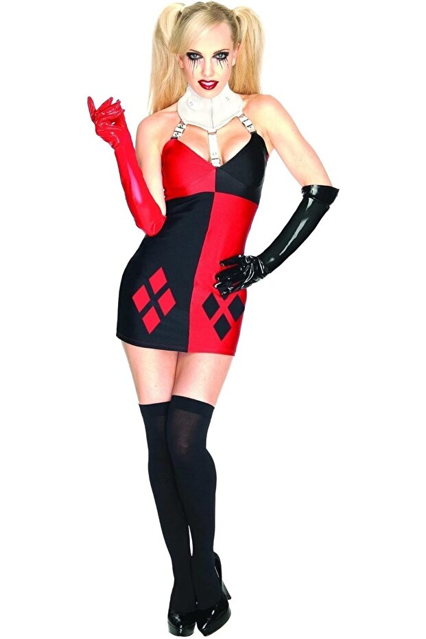 Secret Wishes Adult Harley Quinn Medium Costume For 5-6 Years Old