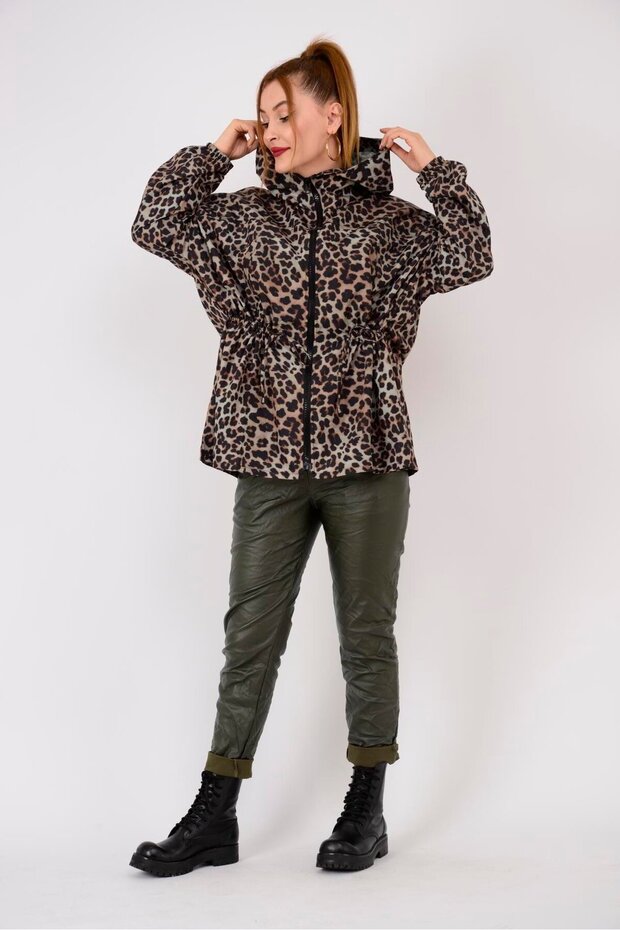An10560 Leopard Pattern Raincoat - 5