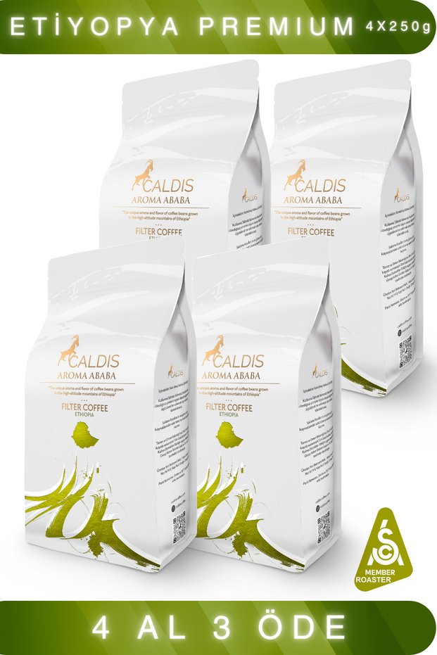 ® Aroma Ababa ™ 250 g Set of 4 Ethiopian Local Core Filter Coffee
