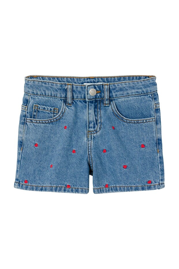 شورت جينز بقصة عادية - 6