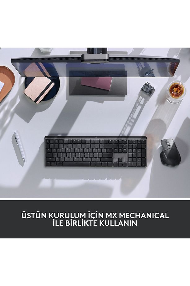 MX Master 3S Performans 8.000 DPI Optik Sensörlü Sessiz Kablosuz Mouse - Siyah 910-006559 - 10