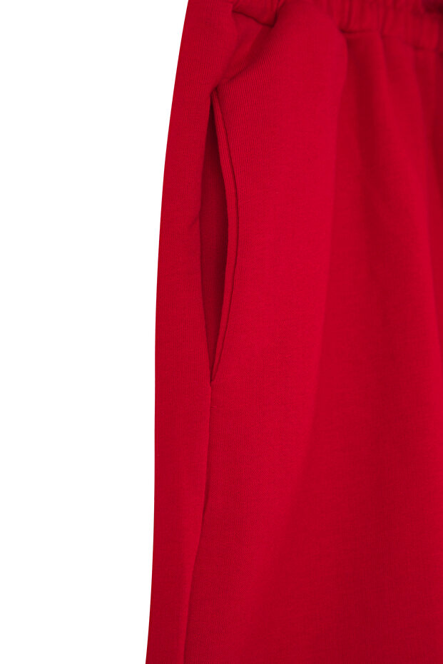 Siyah-Kırmızı 2'li Erkek Çocuk Pamuklu 23 Nisan BasicÖrme Şort & Bermuda TKDSS25SR00003 - 2