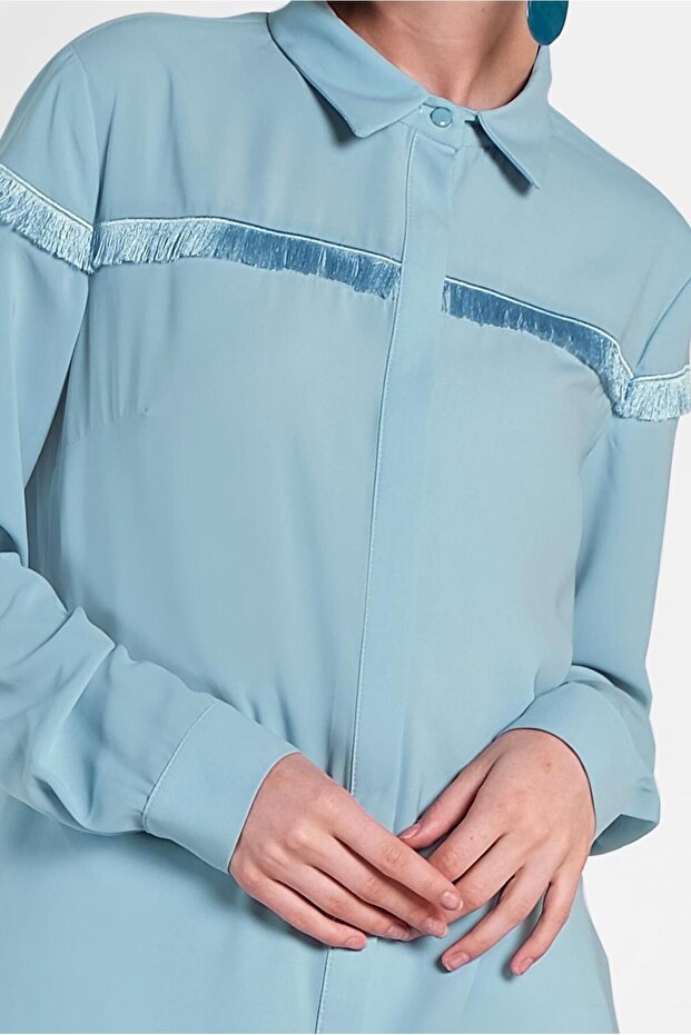 PÜSKÜL DETAYLI TUNİK 4398 - 4