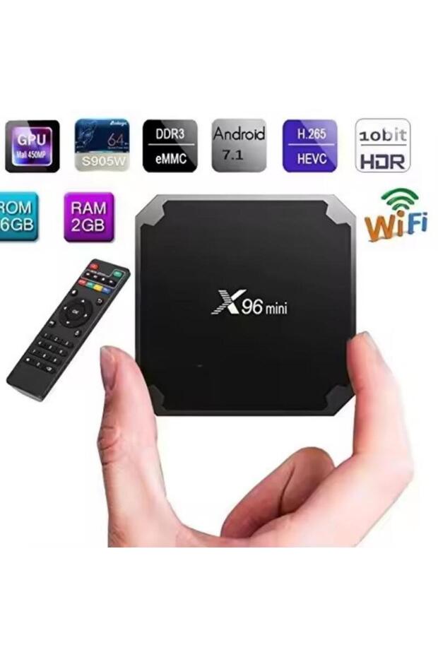 صندوق تلفزيون فائق الدقة 4K مع جهاز تحكم عن بعد B07N6PFMP1 صندوق استقبال الإنترنت صندوق التلفزيون TVBOX Android