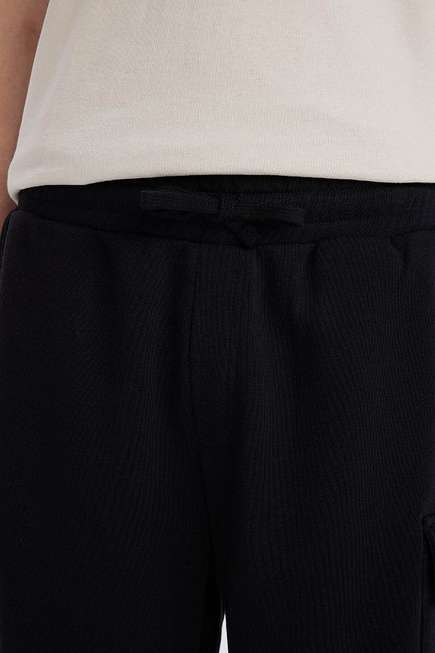 Regular Fit Beli Bağcıklı Kargo Cepli Şort D9494ax25sm - 5