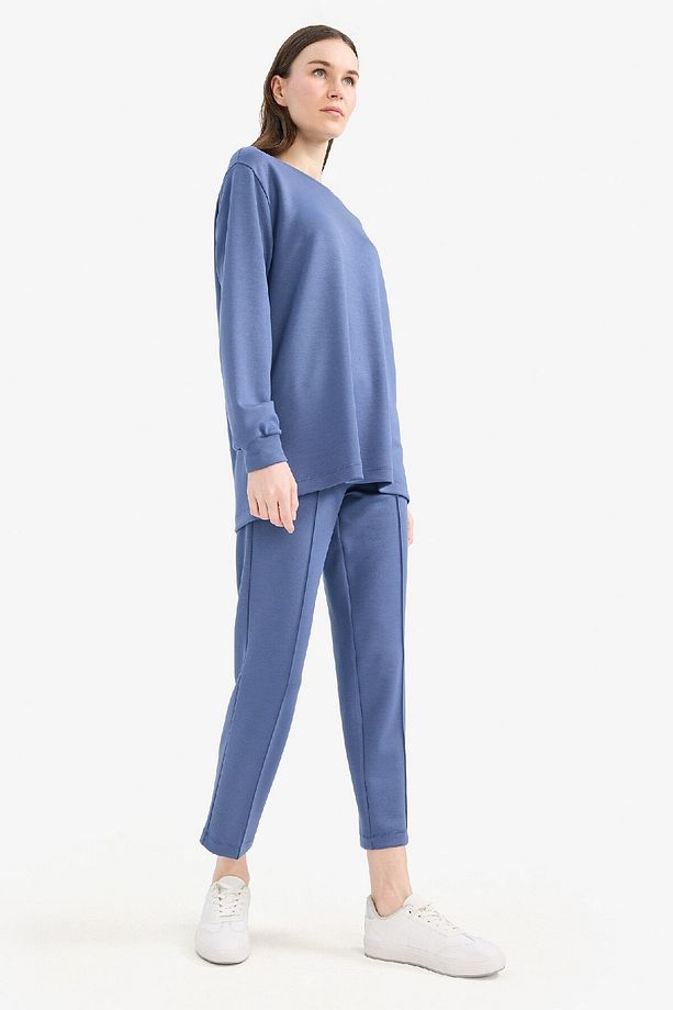Regular Fit Esnek Belli Cepli Basic Düz Pantolon E1954ax25sp - 2