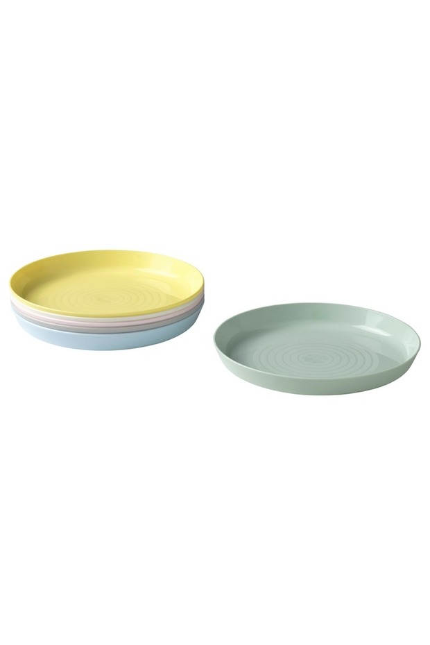 Ikea KALAS Plate, Mixed Colours Assorted Colours