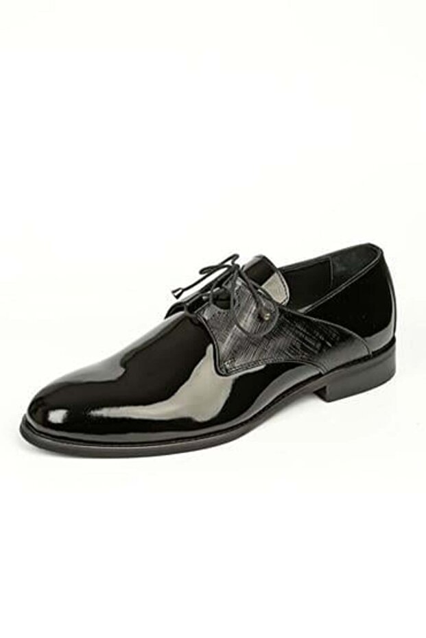 Roland Genuine Leather Handmade Men's Black Classic Shoes