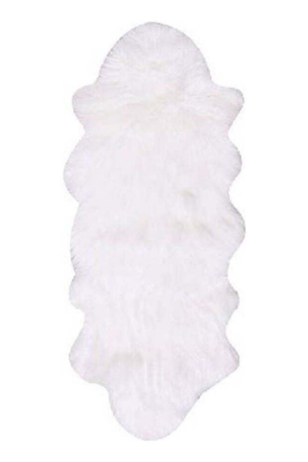 Long Fur Carpet white 70x180cm