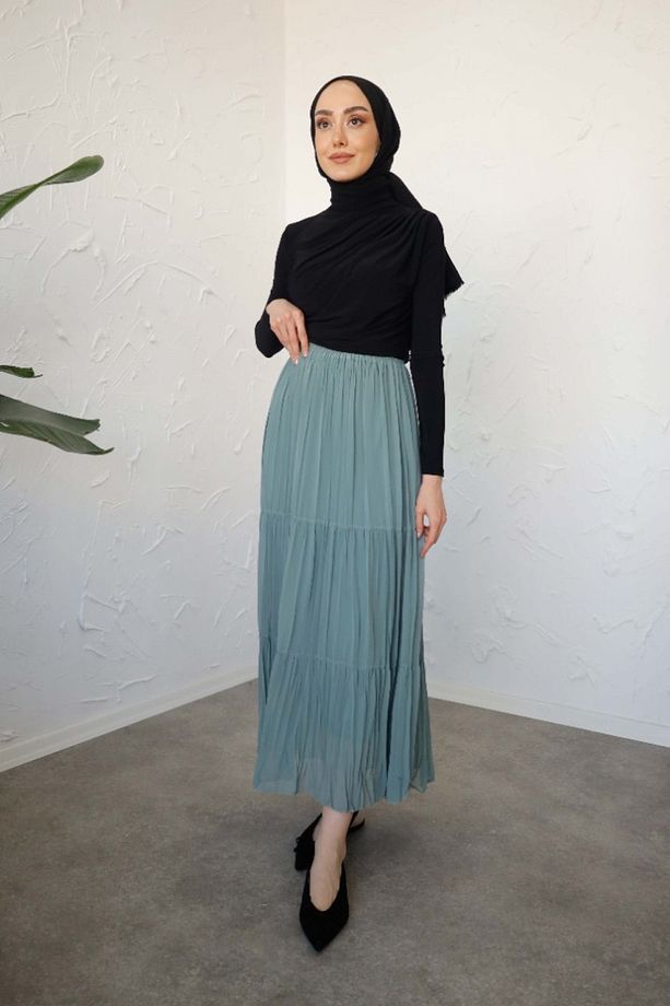 Hc Lara Petrol Mavisi Etek - 5