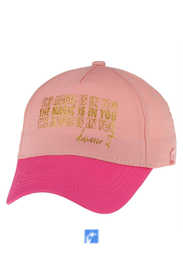 Glitter Written Girl's Hat (Age 4-8) (52 cm)