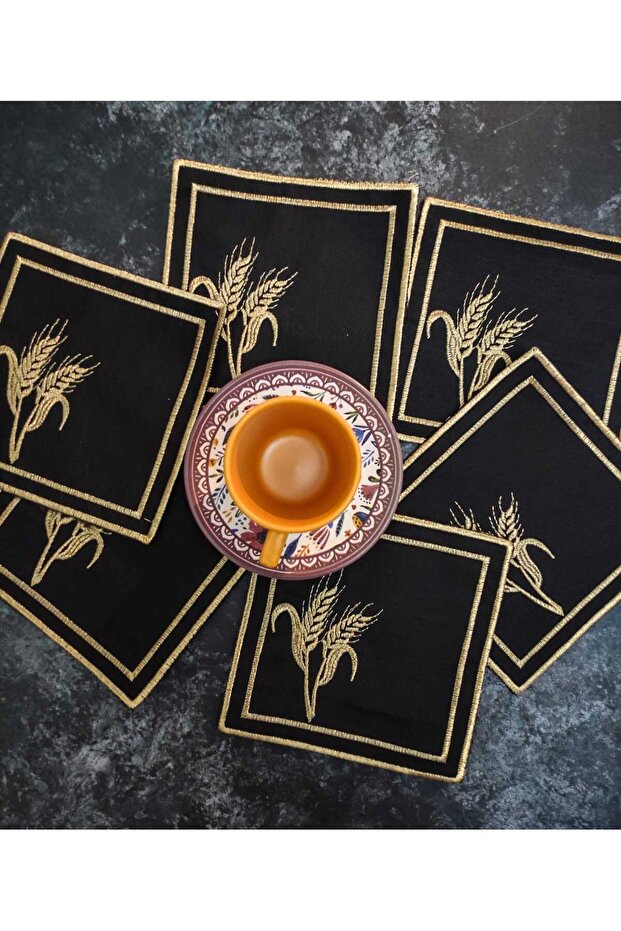 Presentation Napkin, Cocktail Napkin, Coffee Service Napkin, Coaster 6-Piece Presentation Napkin