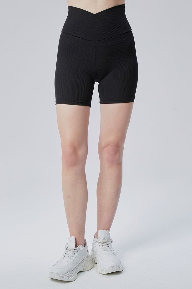 MoveOn Series Kadın Yüksek Bel Fitilli Biker Spor Şort - 6
