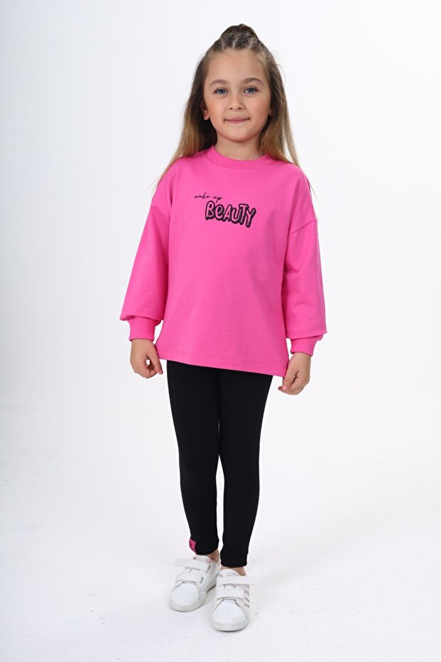 Girl's Beauty Printed Leggings Set