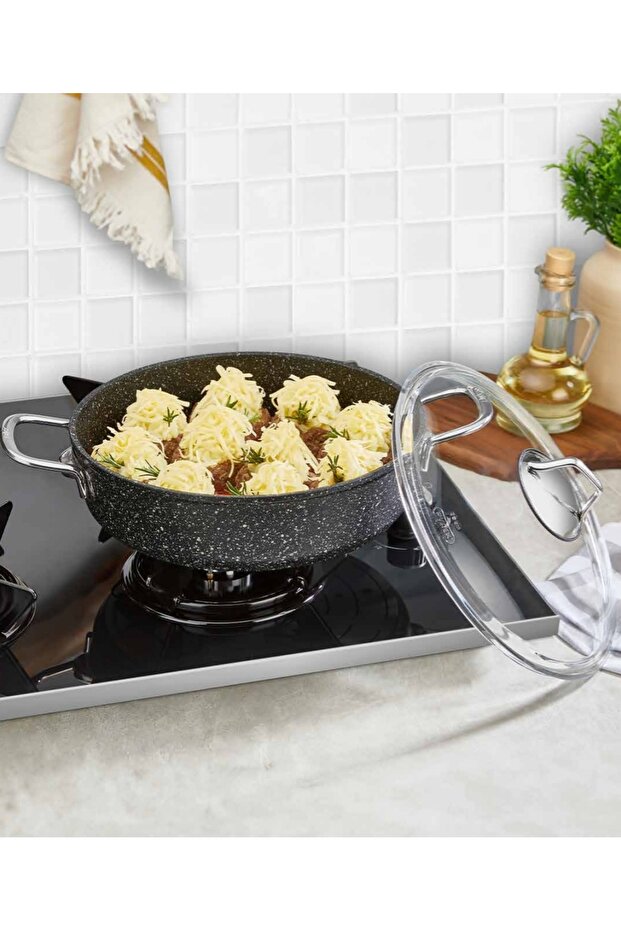 blackline basık tencere 32cm - 2