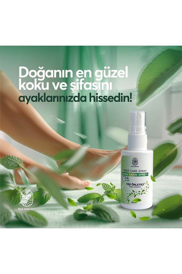 Yüksek Kalite Ayak Ve Ayakkabı Koku Önleyici Giderici Sprey 50 ml - 4
