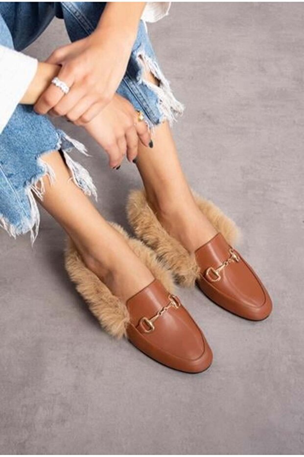 Tüylü Terlik-Taba - 1