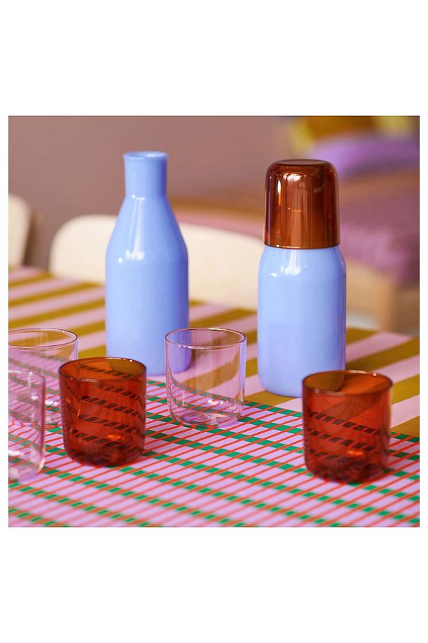 TESAMMANS açık pembe-kahverengi 30 cl x 2 adet bardak seti - 2