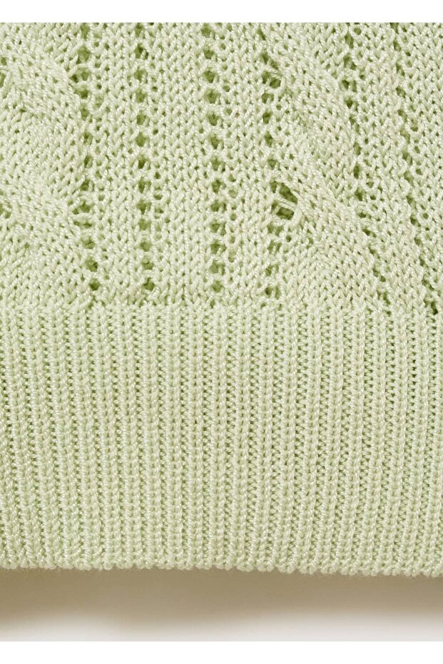 Kısa kollu triko kazak - 6