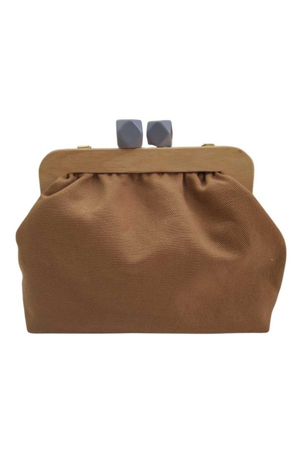 Gift Mother's Day New Year's Wooden Scholarship Chain Strap Clutch Shoulder Bag